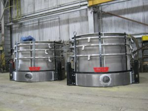 Water Cooled Aluminum Pots-for-pouring White Fused Alumina